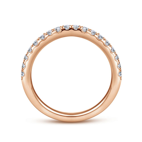 14K Rose Gold Matching Wedding Band