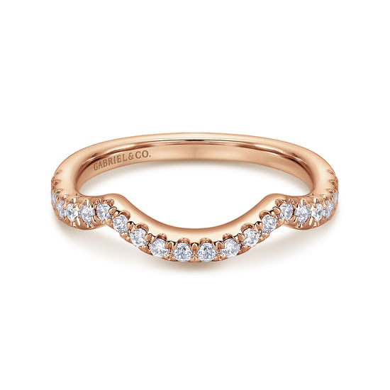 Gabriel - 14K Rose Gold Matching Wedding Band