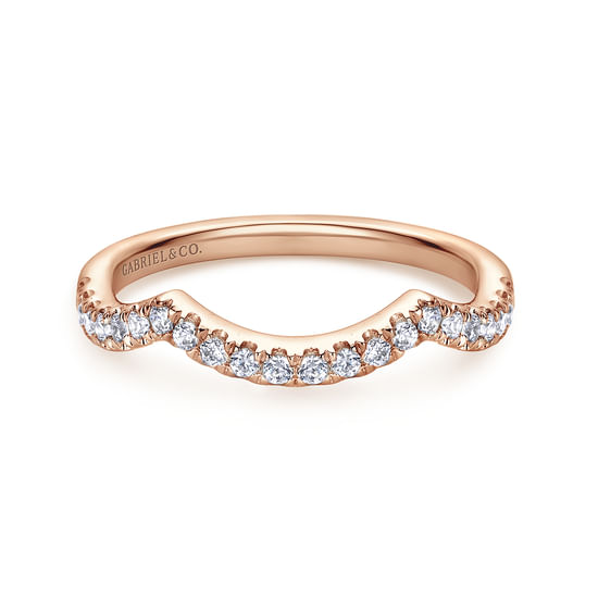 Gabriel - 14K Rose Gold Matching Wedding Band