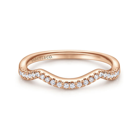 Gabriel - 14K Rose Gold Matching Wedding Band