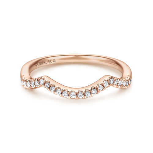 14K Rose Gold Matching Wedding Band