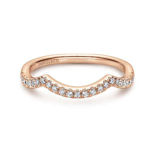 14K Rose Gold Matching Wedding Band