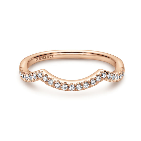 Gabriel - 14K Rose Gold Matching Wedding Band