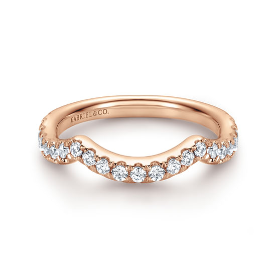 Gabriel - 14K Rose Gold Matching Wedding Band