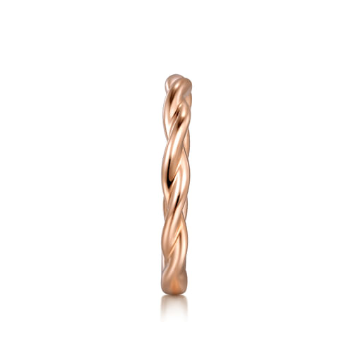 14K Rose Gold Wedding Band