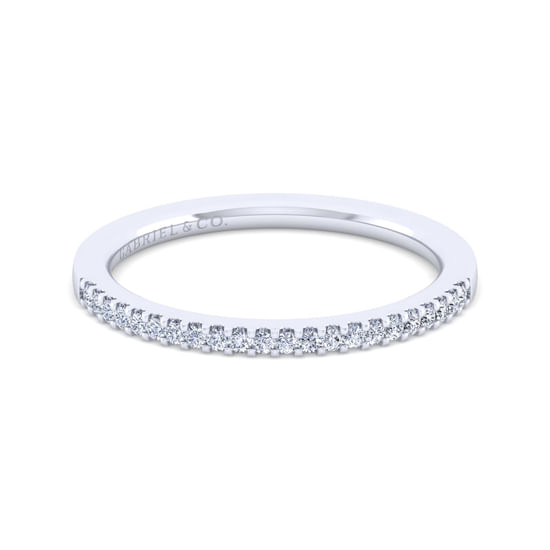 Gabriel - 14K White Gold   Matching Wedding Band