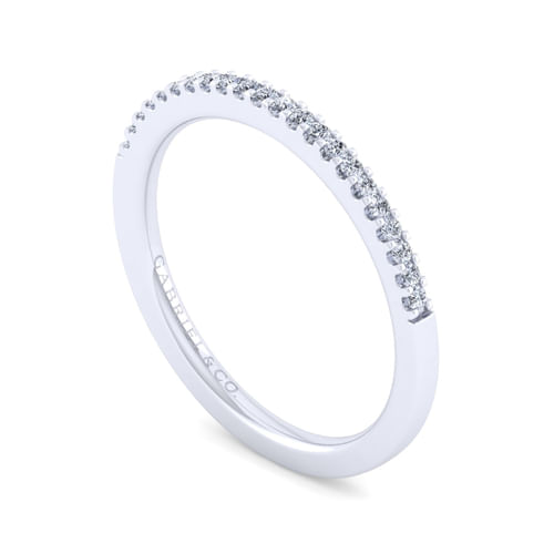 14K White Gold   Matching Wedding Band