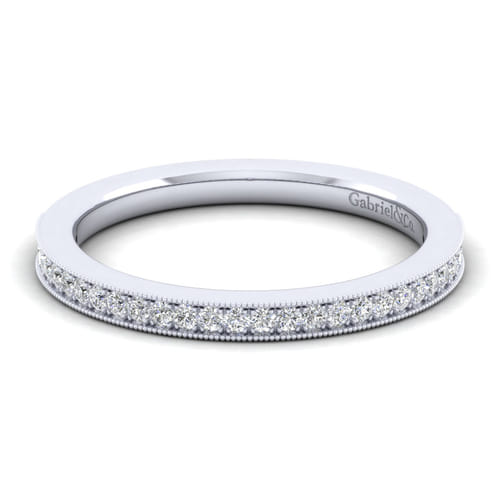 14K White Gold   Matching Wedding Band