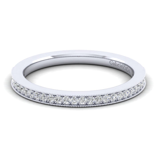 Gabriel - 14K White Gold   Matching Wedding Band