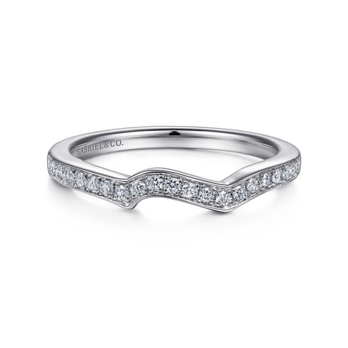 14K White Gold   Matching Wedding Band