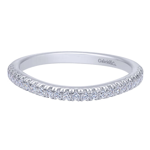 14K White Gold   Matching Wedding Band