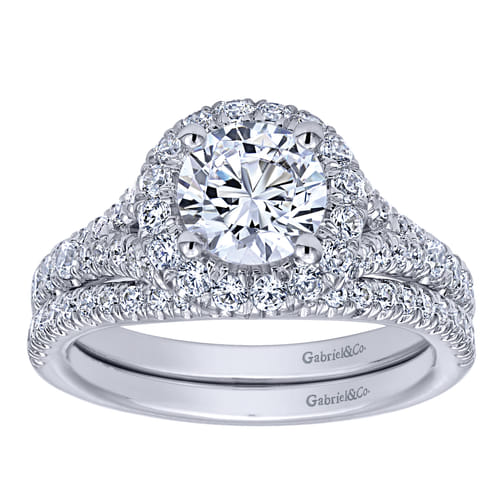 14K White Gold   Matching Wedding Band