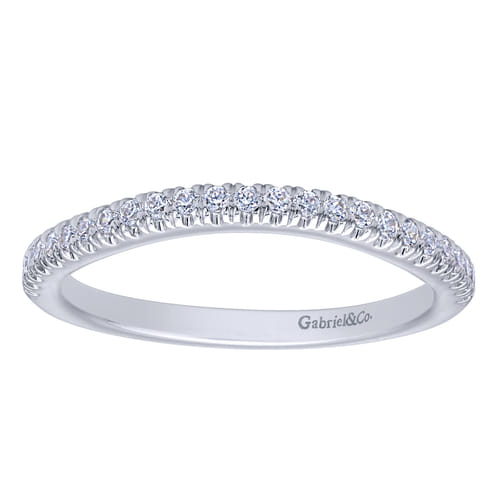 14K White Gold   Matching Wedding Band