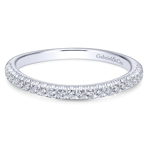 14K White Gold   Matching Wedding Band