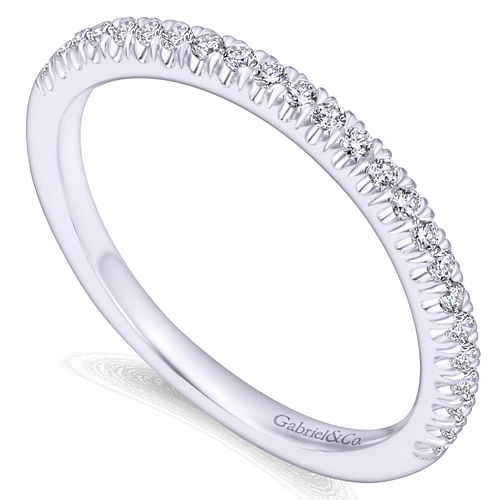 14K White Gold   Matching Wedding Band