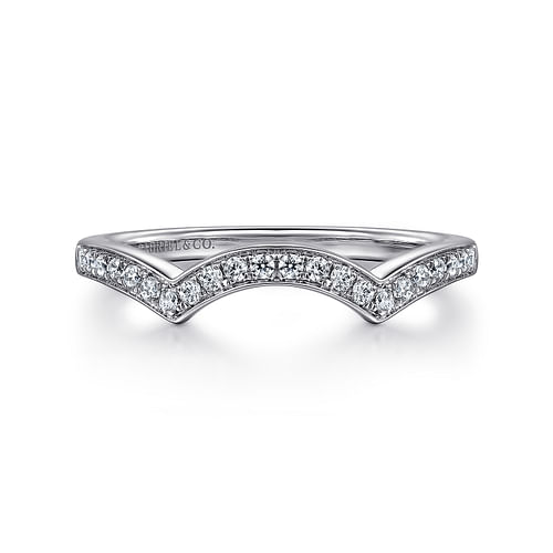 14K White Gold   Matching Wedding Band