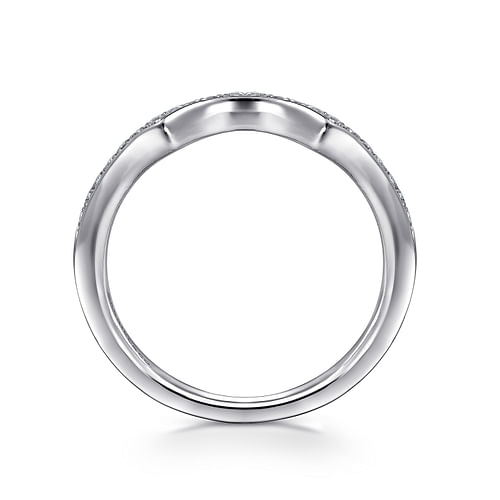 14K White Gold   Matching Wedding Band