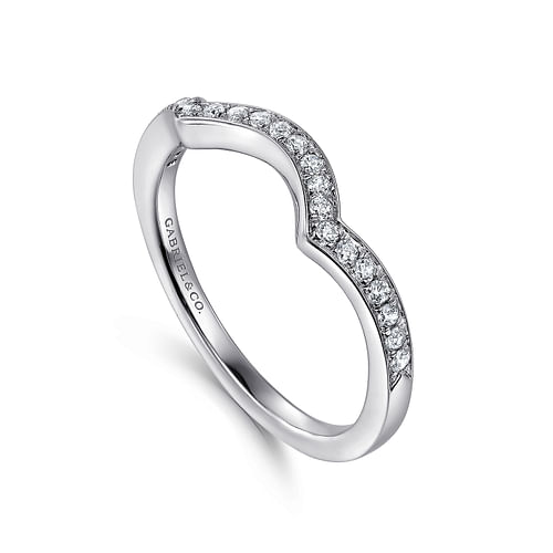 14K White Gold   Matching Wedding Band