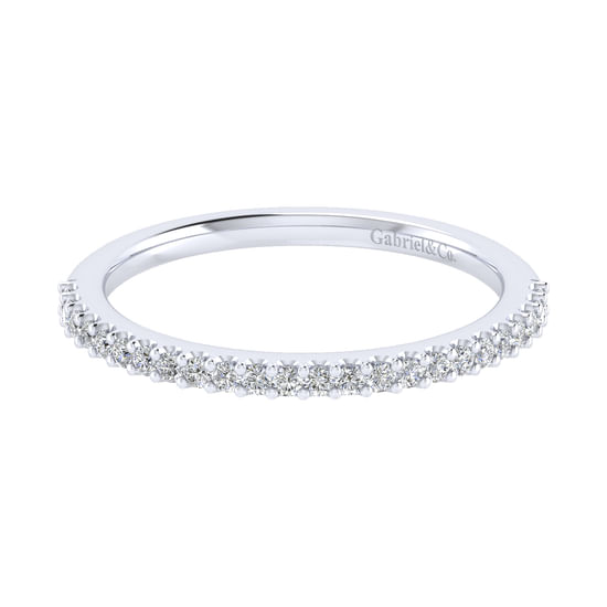 Gabriel - 14K White Gold   Matching Wedding Band