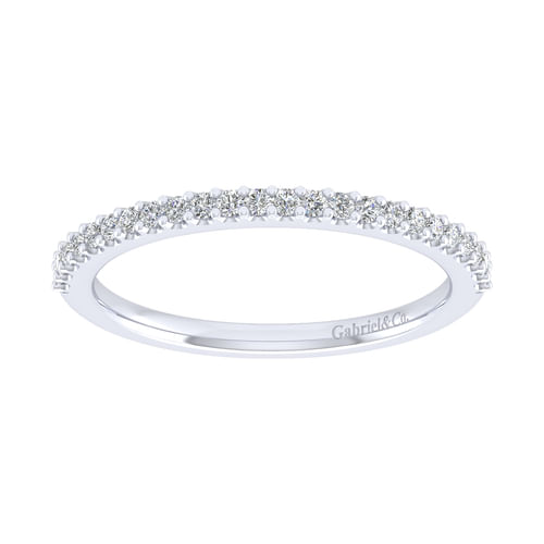 14K White Gold   Matching Wedding Band