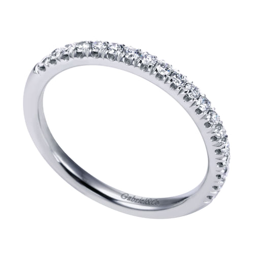 14K White Gold   Matching Wedding Band