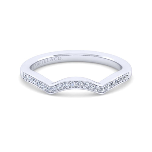 14K White Gold   Matching Wedding Band
