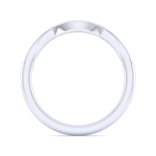 14K White Gold   Matching Wedding Band
