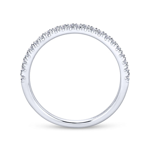 14K White Gold   Matching Wedding Band