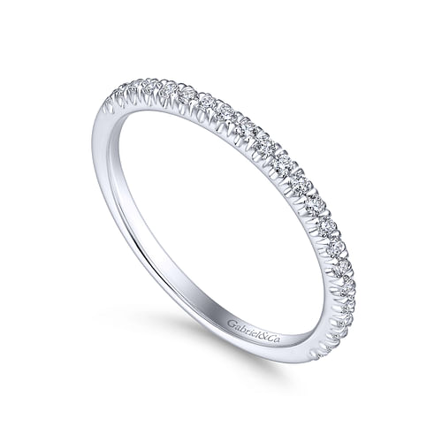 14K White Gold   Matching Wedding Band