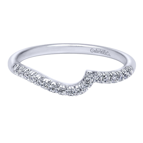 14K White Gold   Matching Wedding Band