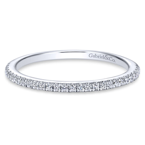 14K White Gold   Matching Wedding Band
