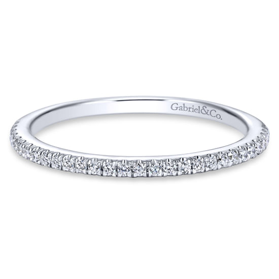 Gabriel - 14K White Gold   Matching Wedding Band