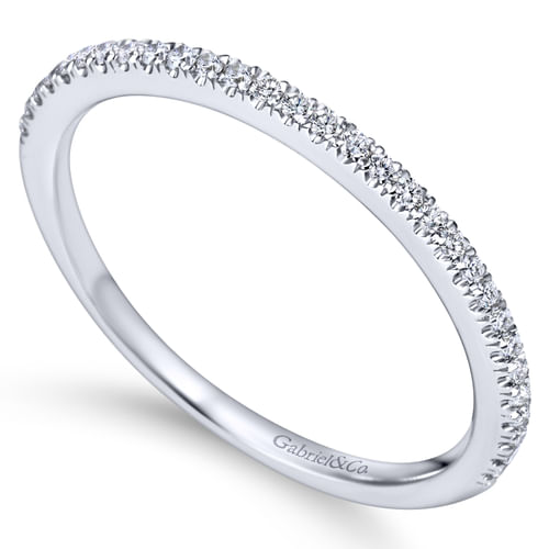 14K White Gold   Matching Wedding Band