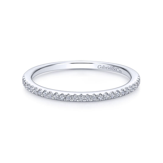 Gabriel - 14K White Gold   Matching Wedding Band