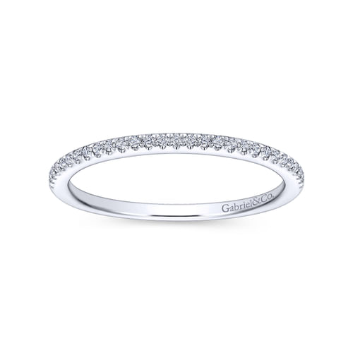 14K White Gold   Matching Wedding Band