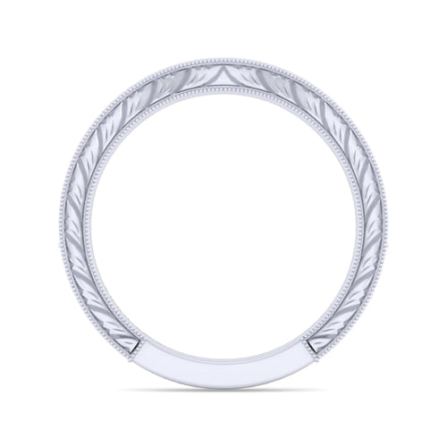 14K White Gold   Matching Wedding Band