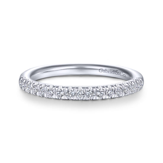 Gabriel - 14K White Gold Matching Wedding Band Gabriel - 14K White Gold Matching Wedding Band