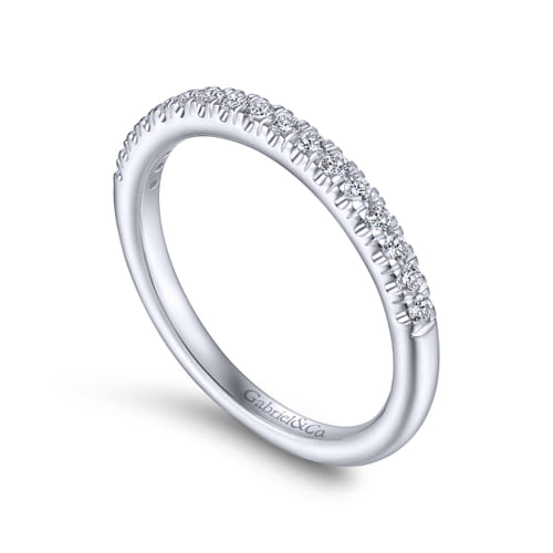14K White Gold   Matching Wedding Band