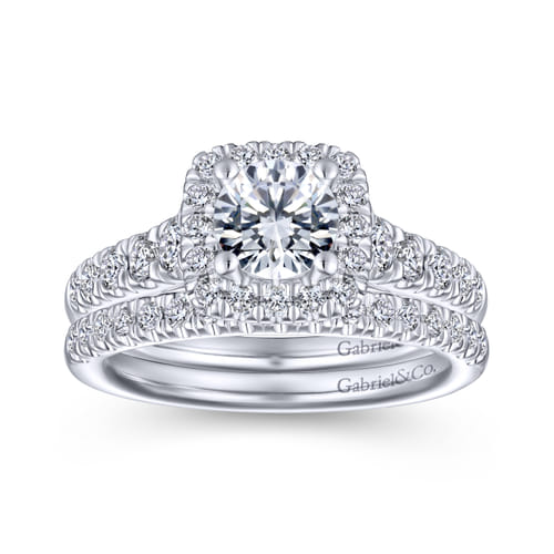 14K White Gold   Matching Wedding Band