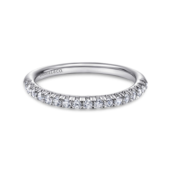 Gabriel - 14K White Gold   Matching Wedding Band