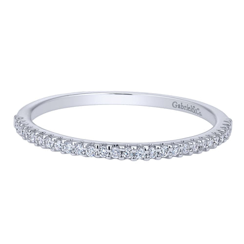 14K White Gold   Matching Wedding Band