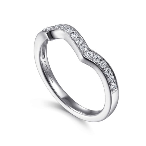 14K White Gold   Matching Wedding Band