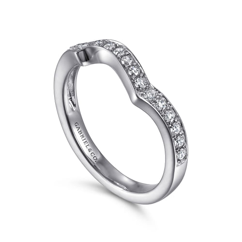 14K White Gold   Matching Wedding Band