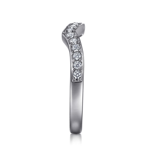 14K White Gold   Matching Wedding Band
