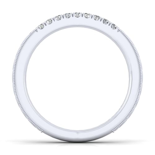 14K White Gold   Matching Wedding Band