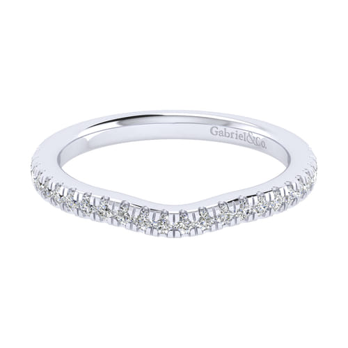14K White Gold   Matching Wedding Band