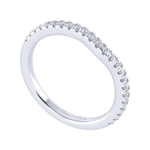 14K White Gold   Matching Wedding Band