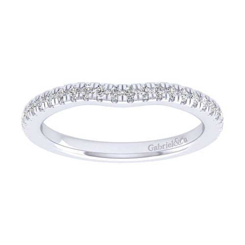 14K White Gold   Matching Wedding Band