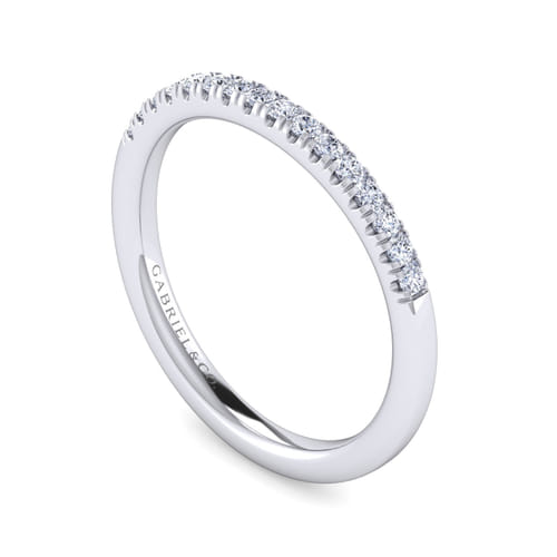 14K White Gold   Matching Wedding Band