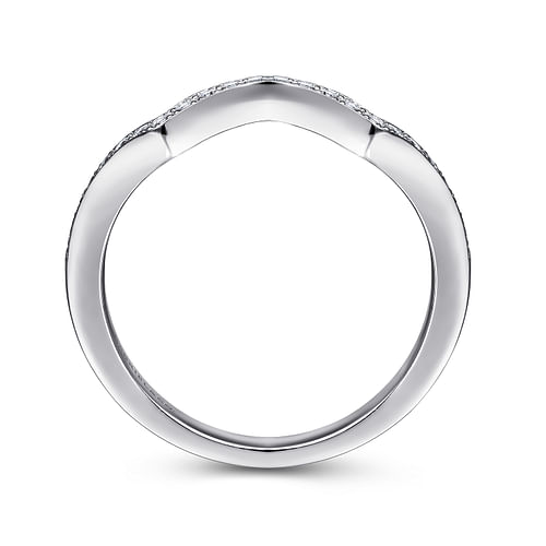 14K White Gold   Matching Wedding Band